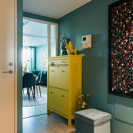 Colourful Flat With Private Terrace In Tjuvholmen Apartament